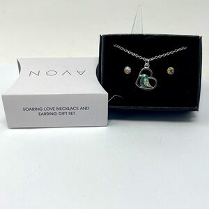 Avon Soaring Love Necklace & Earring Gift Set